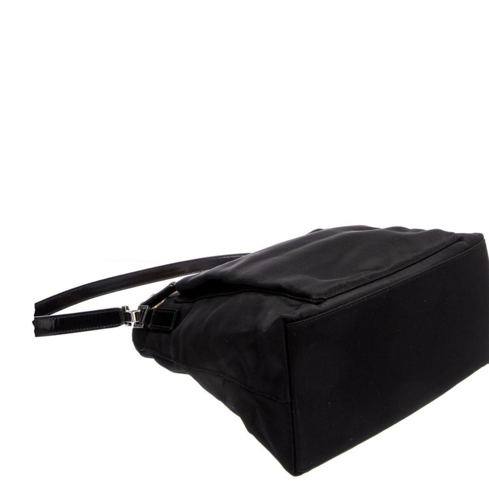 Gucci Black Canvas Bamboo Handle Shoulder/crossbody  Bag - Picture 5 of 16